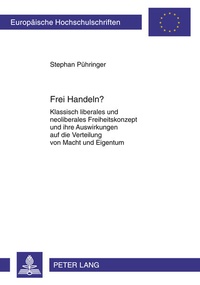 Enlarge image Cover: Frei Handeln? - Peter Lang Verlag