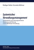 Cover: Systemisches Verwaltungsmanagement - Peter Lang Verlag