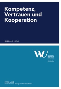 Abbildung von: Kompetenz, Vertrauen und Kooperation - Peter Lang Verlag