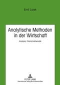 Cover: Analytische Methoden in der Wirtschaft - Peter Lang Verlag