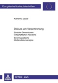 Cover: Diskurs um Verantwortung - Peter Lang Verlag