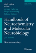 Cover: Handbook of Neurochemistry and Molecular Neurobiology - Springer