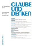 Cover: Glaube und Denken - Peter Lang Verlag