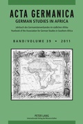 Cover: ACTA GERMANICA - Peter Lang Verlag