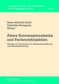 Cover: &Auml;ltere Konversationslexika und Fachenzyklop&auml;dien - Peter Lang Verlag