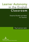 Cover: Learner Autonomy in the English Classroom - Peter Lang Verlag