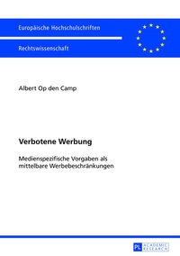 Abbildung von: Verbotene Werbung - Peter Lang Verlag