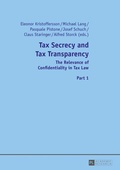 Cover: Tax Secrecy and Tax Transparency - Peter Lang Verlag