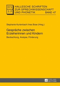 Abbildung von: Gespräche zwischen Erzieherinnen und Kindern - Peter Lang Verlag