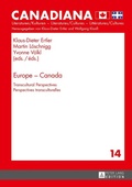 Cover: Europe - Canada - Peter Lang Verlag