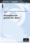 Cover: Pressetextsorten jenseits der 'News' - Peter Lang Verlag