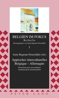 Cover: Approches interculturelles Belgique - Allemagne - Peter Lang Verlag