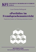 Cover: ePortfolios im Fremdsprachenunterricht - Peter Lang Verlag