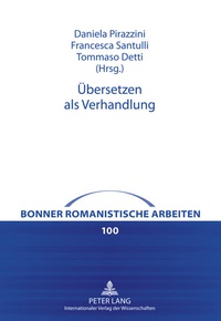 Abbildung von: Übersetzen als Verhandlung - Peter Lang Verlag