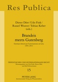 Cover: Brandeis meets Gutenberg - Peter Lang Verlag