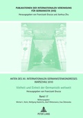 Cover: Akten des XII. Internationalen Germanistenkongresses Warschau 2010- Vielheit und Einheit der Germanistik weltweit - Peter Lang Verlag