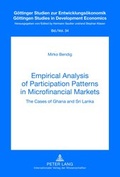 Cover: Empirical Analysis of Participation Patterns in Microfinancial Markets - Peter Lang Verlag