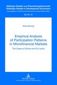 Enlarge image Cover: Empirical Analysis of Participation Patterns in Microfinancial Markets - Peter Lang Verlag