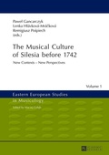 Cover: The Musical Culture of Silesia before 1742 - Peter Lang Verlag