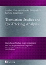 Cover: Translation Studies and Eye-Tracking Analysis - Peter Lang Verlag