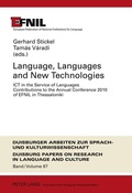 Cover: Language, Languages and New Technologies - Peter Lang Verlag