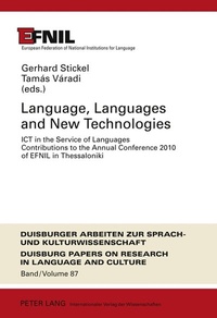Abbildung von: Language, Languages and New Technologies - Peter Lang Verlag