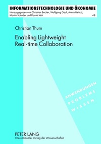 Enlarge image Cover: Enabling Lightweight Real-time Collaboration - Peter Lang Verlag