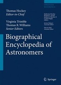 Cover: Biographical Encyclopedia of Astronomers - Springer