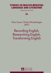 Enlarge image Cover: Recording English, Researching English, Transforming English - Peter Lang Verlag