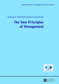 Enlarge image Cover: The New Principles of Management - Peter Lang Verlag
