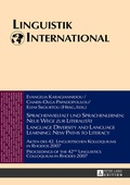 Cover: Sprachenvielfalt und Sprachenlernen: Neue Wege zur Literalitaet / Language Diversity and Language Learning: New Paths to Literacy - Peter Lang Verlag