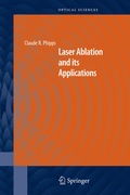 Cover: Laser Ablation and its Applications - Springer