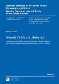 Abbildung von: Kulturelle Vielfalt und Urheberrecht - Peter Lang Verlag