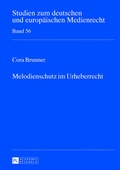 Cover: Melodienschutz im Urheberrecht - Peter Lang Verlag