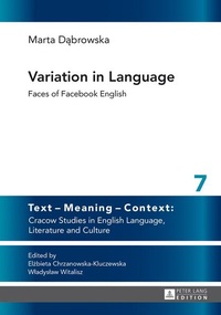 Enlarge image Cover: Variation in Language - Peter Lang Verlag
