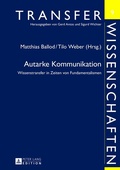 Cover: Autarke Kommunikation - Peter Lang Verlag