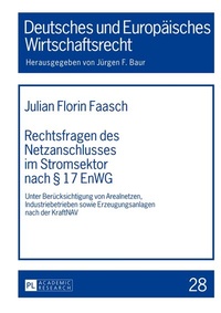 Abbildung von: Rechtsfragen des Netzanschlusses im Stromsektor nach § 17 EnWG - Peter Lang Verlag