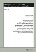 Bild: Proliferation and Implementation of Prison Ombudsmen - Peter Lang Verlag