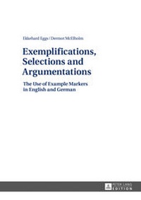 Abbildung von: Exemplifications, Selections and Argumentations - Peter Lang Verlag