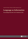 Cover: Language as Information - Peter Lang Verlag