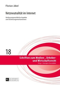 Abbildung von: Netzneutralität im Internet - Peter Lang Verlag