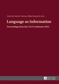 Cover: Language as Information - Peter Lang Verlag