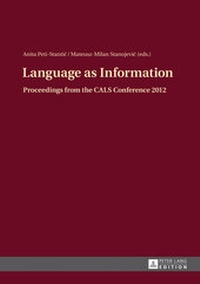 Abbildung von: Language as Information - Peter Lang Verlag