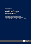 Cover: Wahlumfragen und W&auml;hler - Peter Lang Verlag