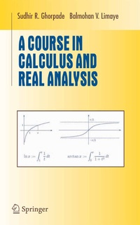 Abbildung von: A Course in Calculus and Real Analysis - Springer