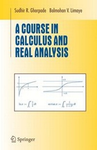 Abbildung von: A Course in Calculus and Real Analysis - Springer
