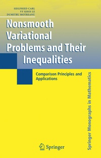 Abbildung von: Nonsmooth Variational Problems and Their Inequalities - Springer