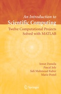 Cover: An Introduction to Scientific Computing - Springer