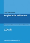 Cover: Prophetische Heilsworte - Vandenhoeck & Ruprecht