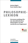 Cover: Philosophielexikon - Rowohlt
